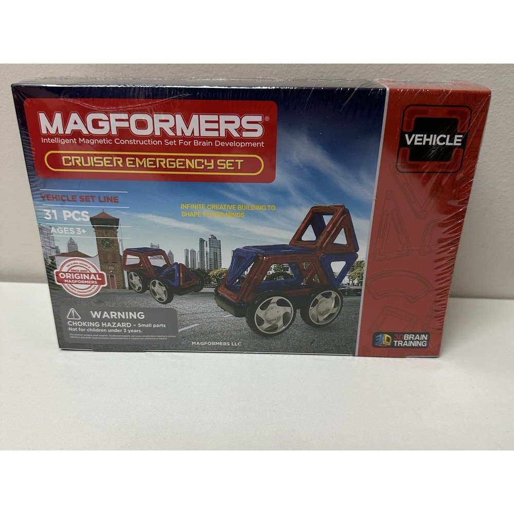 MagFormers Magnetic Construction Set Cruisers Emergency Set NEW SEALED